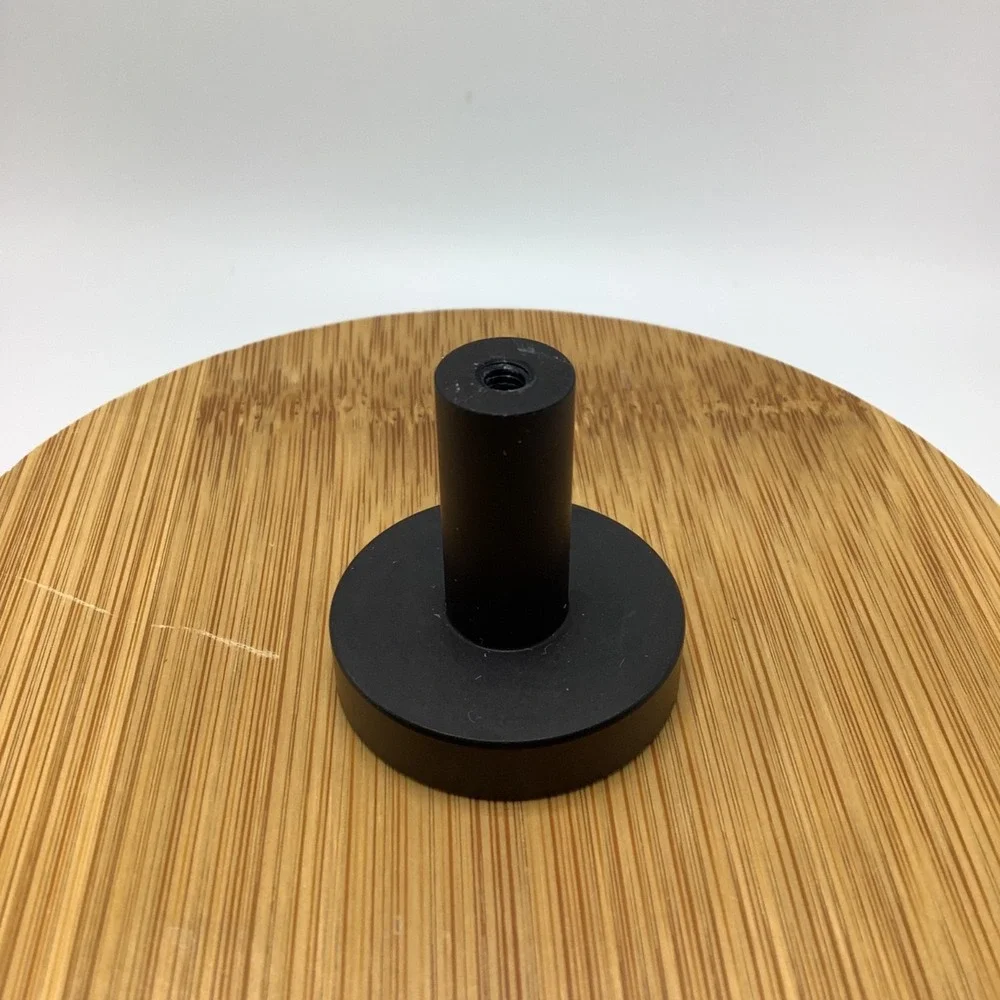 25 Piece‎ Pack Matte Black Cabinet Knobs Round Drawer Pulls